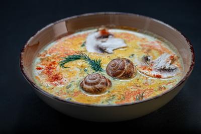 Том Ям с мясом улитки Muller