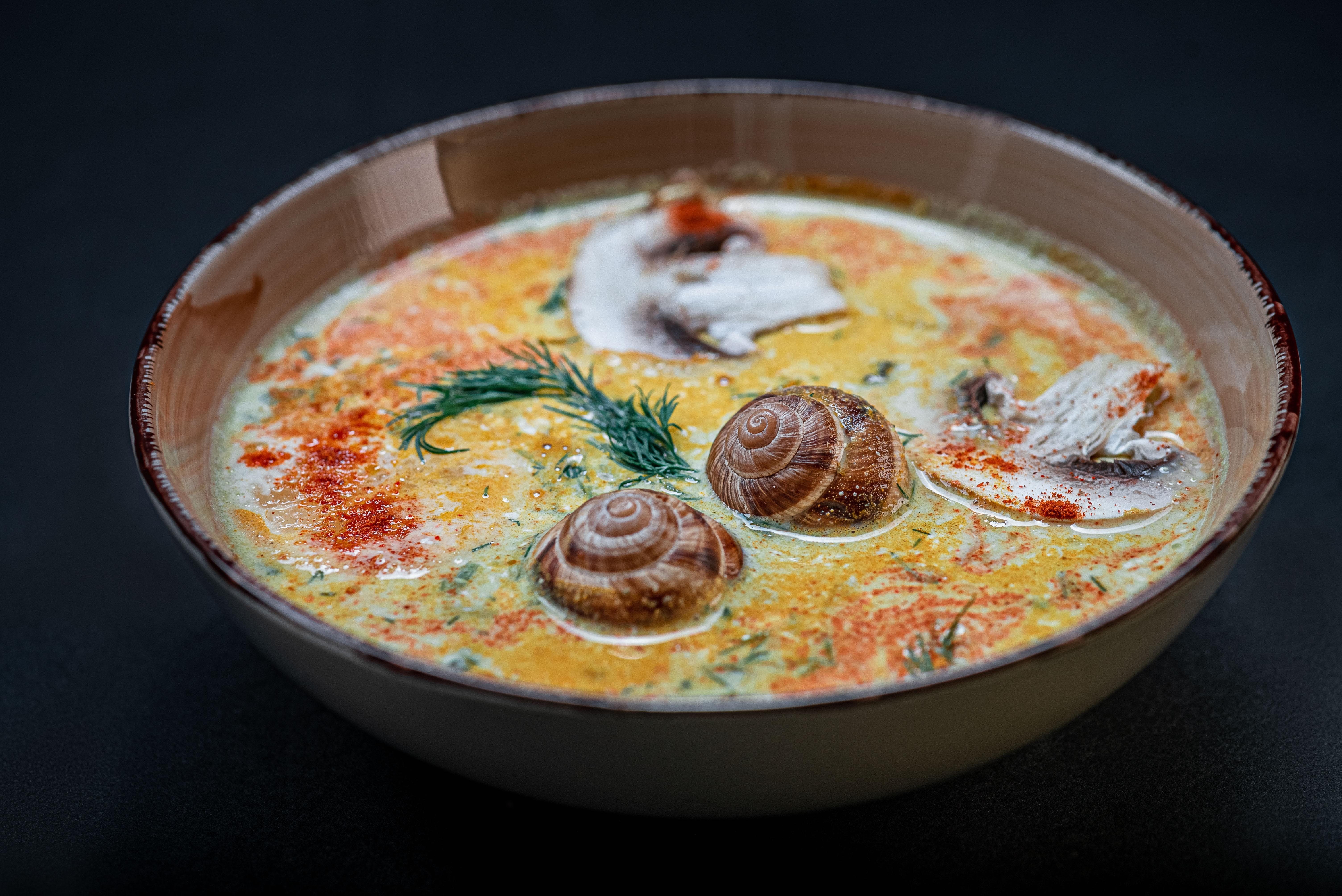 Том Ям с мясом улитки Muller